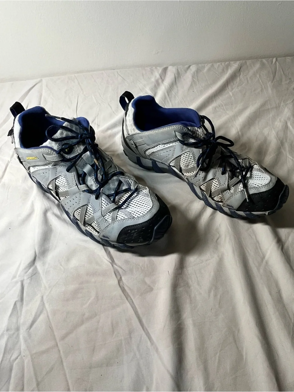 Merrell WaterPro Maipo Gray and Navy Men's Hiking Shoes